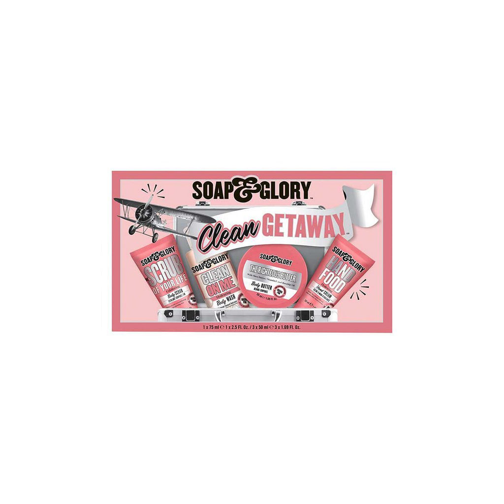 Soap & Glory Clean Get Away 4 Piece Gift Set