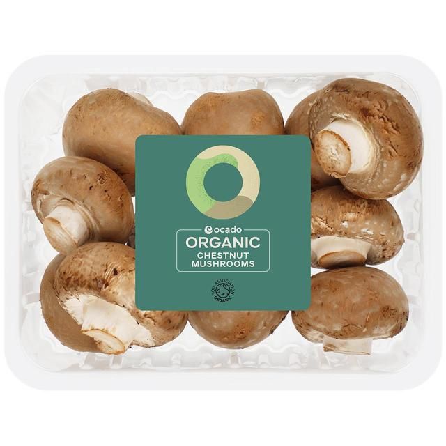 Ocado Organic Chestnut Mushrooms   250g