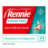 Rennie Sugar Free Spearmint Flavour Chewable Tablets x24 GOODS Sainsburys   