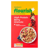 Sainsbury's Flourish High Protein Berry Granola 400g GOODS Sainsburys   