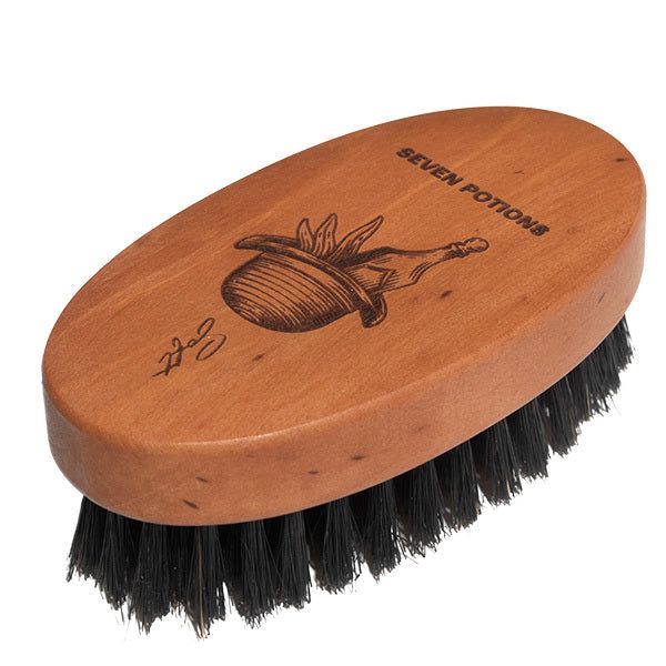 Seven Potions Beard Brush With Soft Boar Bristles