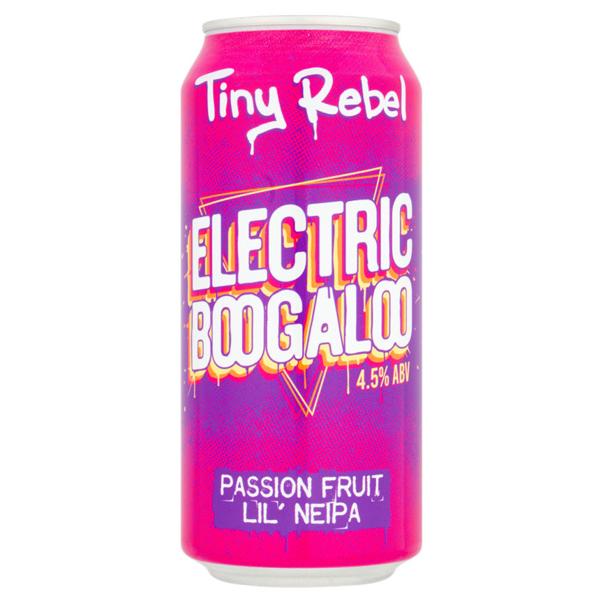 Tiny Rebel Electric Boogaloo Passion Fruit Lil' Neipa 440ml GOODS ASDA   