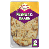 Patak's The Original 2 Flame Baked Peshwari Naans GOODS ASDA   