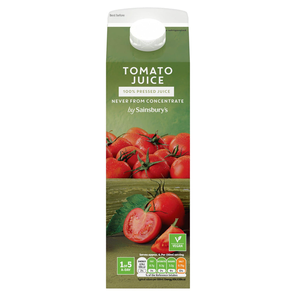 Sainsbury's Tomato Juice, Not From Concentrate 1L