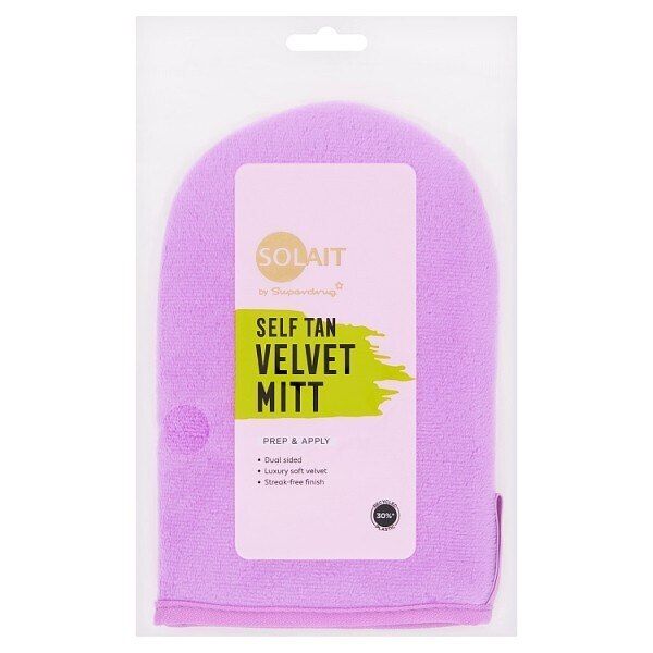 Solait Luxury Velvet Self Tan Applicator Mitt GOODS Superdrug   