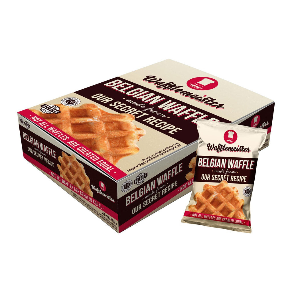 Wafflemeister Belgian Waffles, 28 x 90g