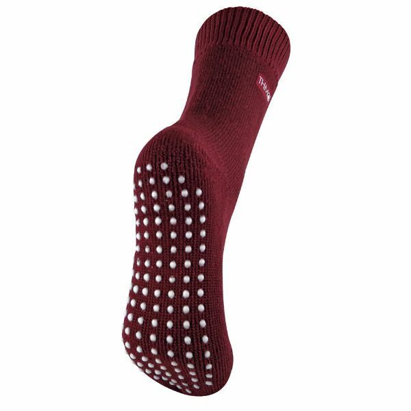 THMO Ladies Thermal Fleece Lined Slipper Socks 4-8 UK GOODS Superdrug Deep Fuchsia  