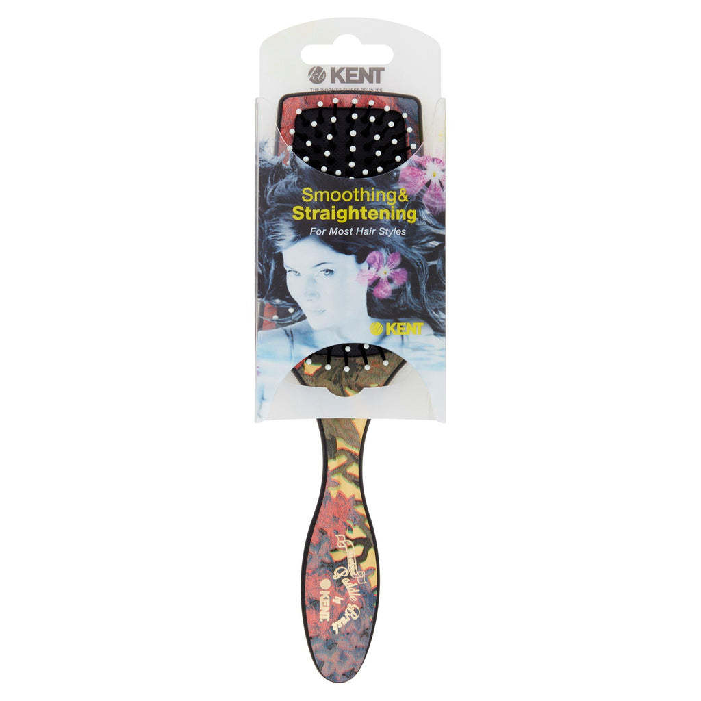 Kent Brushes Floral Paddle Hairbrush