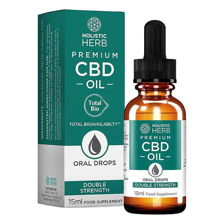 Holistic Herb Premium CBD Oil Double Strength 15ml