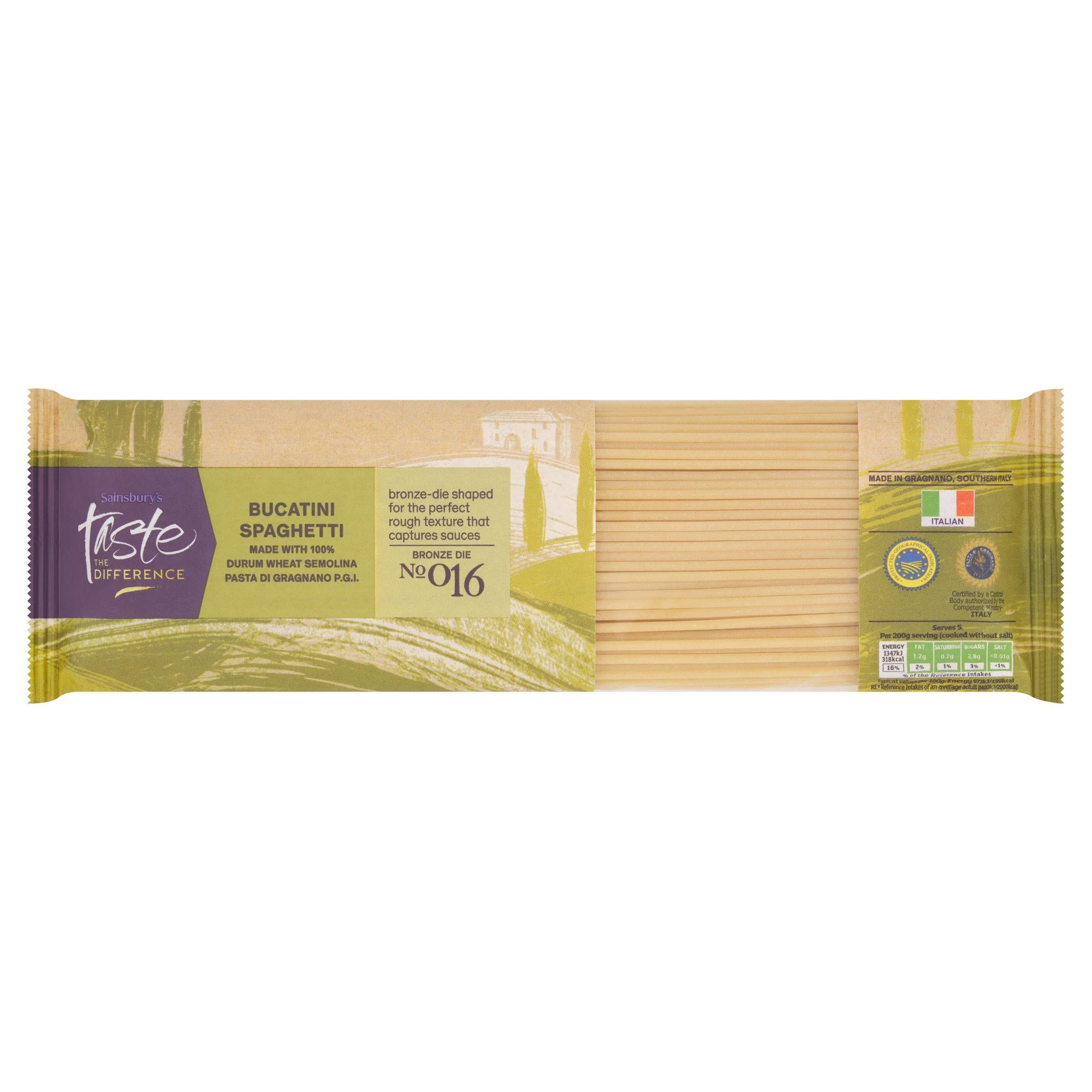 Sainsbury's Bucatini Spaghetti Pasta, Taste the Difference 500g Pasta Sainsburys   