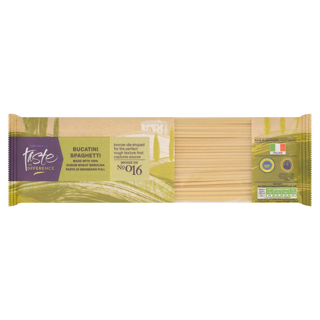 Sainsbury's Bucatini Spaghetti Pasta, Taste the Difference 500g