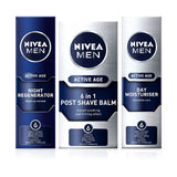 NIVEA MEN Active Age Face Moisturiser Bundle Set Men's Toiletries Boots   