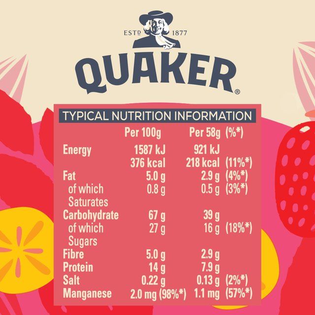 Quaker Oat So Simple Banana Strawberry Porridge Cereal Pot   58g