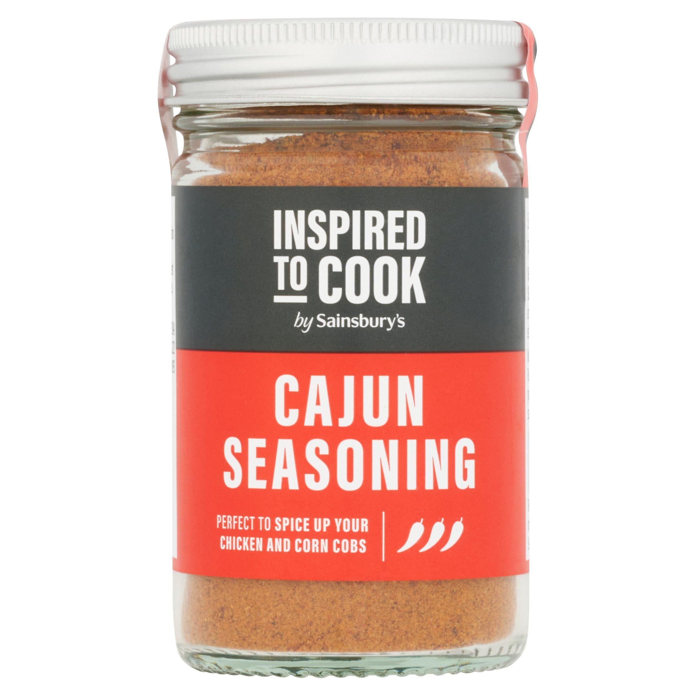 Sainsbury's Cajun Seasoning, Inspired to Cook 50g Herbs spices & seasoning Sainsburys   