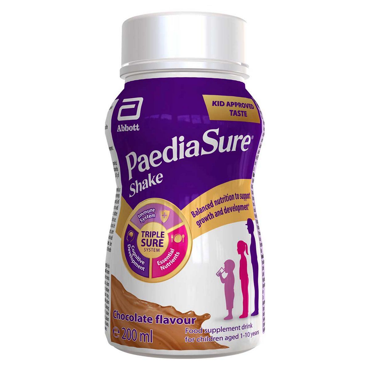 PaediaSure Shake Ready-to-Drink Nutritious Shake for Kids 200ml Chocolate GOODS Boots   