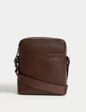 Leather Pebble Grain Cross Body Bag GOODS M&S   