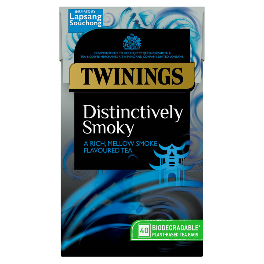 Twinings Distinctively Smoky 40 Plant-Based Tea Bags