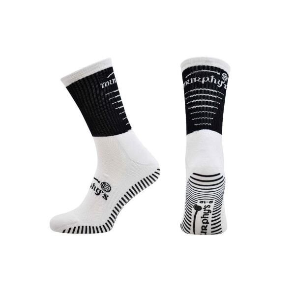 Murphys Kids Pro GAA Gripped Mid Calf Socks (3-5 Years) GOODS Superdrug Black/White  