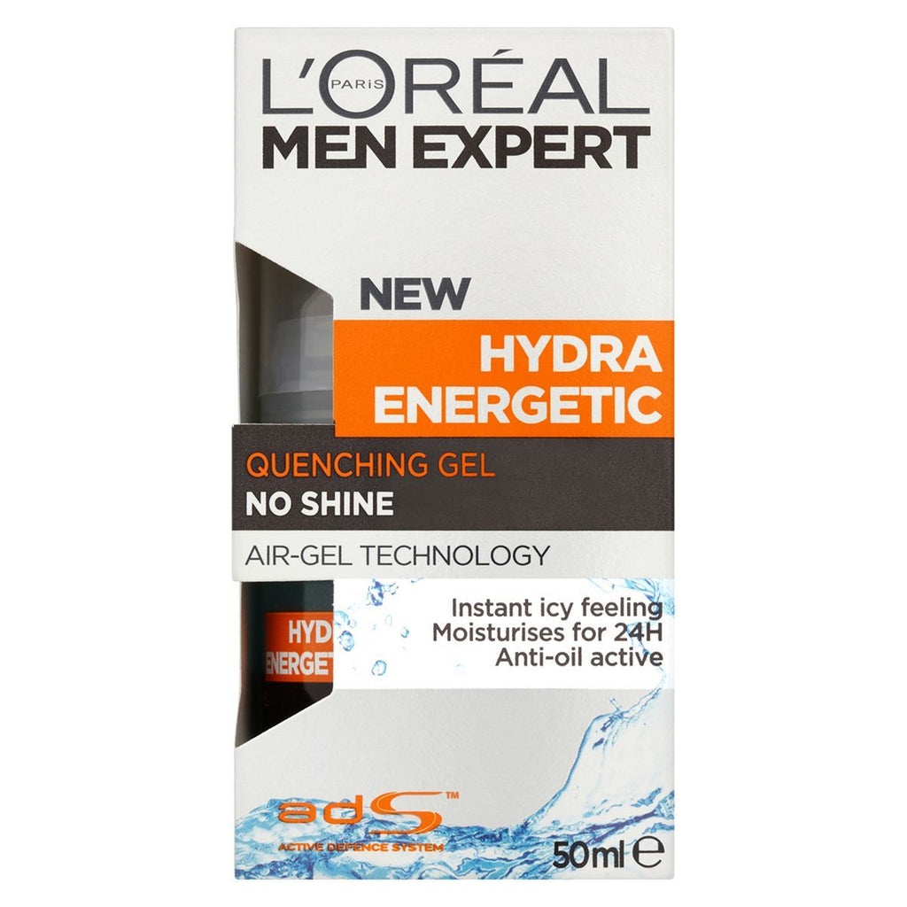 L'Oreal Men Expert Hydra Energetic Anti Shine Quenching Gel Moisturiser 50ml