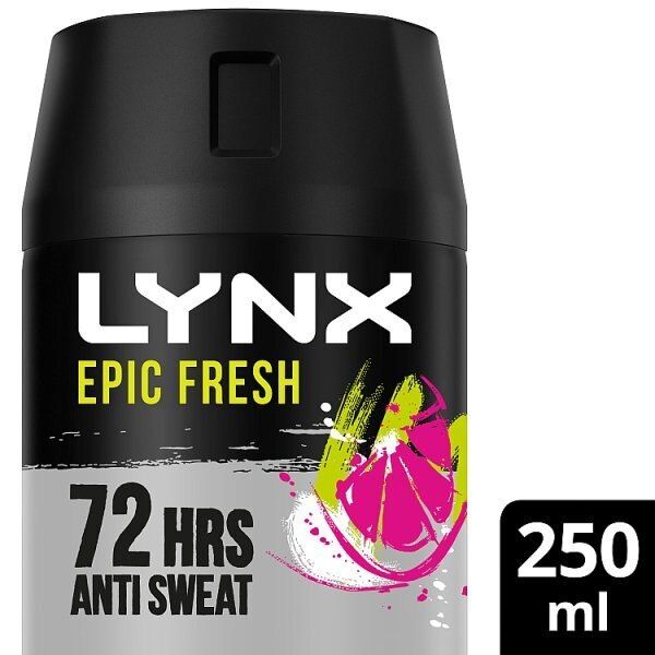 Lynx Antiperspirant Deodorant Aerosol Epic Fresh 150ml