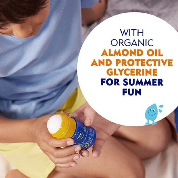 NIVEA SUN Kids Suncream Roll-On SPF 50+, 50ml