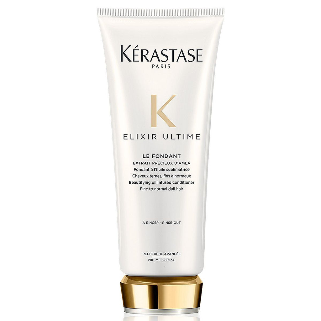 Kérastase Elixir Ultime Oil-Infused Conditioner, For Fine to Normal Dull Hair, Shine Activating, With Argan Oil, 200ml