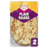 Patak's The Original 2 Flame Baked Plain Naans GOODS ASDA   