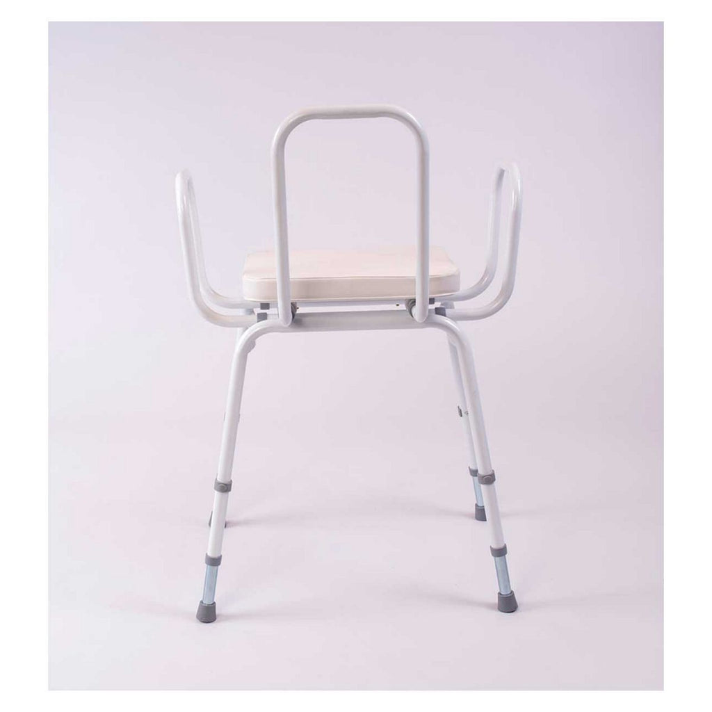 NRS Healthcare Malvern Stool Arms & Metal Back