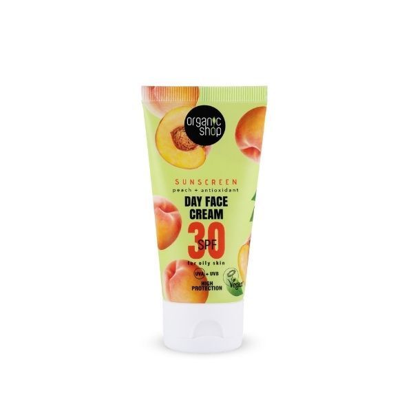 Organic Shop Sunscreen Day Face Cream SPF30 Oily Skin 50ml