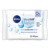 Nivea Biodegradable Micellar Cleansing Face Wipes x25 face & body skincare Sainsburys   