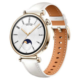 HUAWEI Watch GT 4 41mm Smart Watch - White Leather Strap