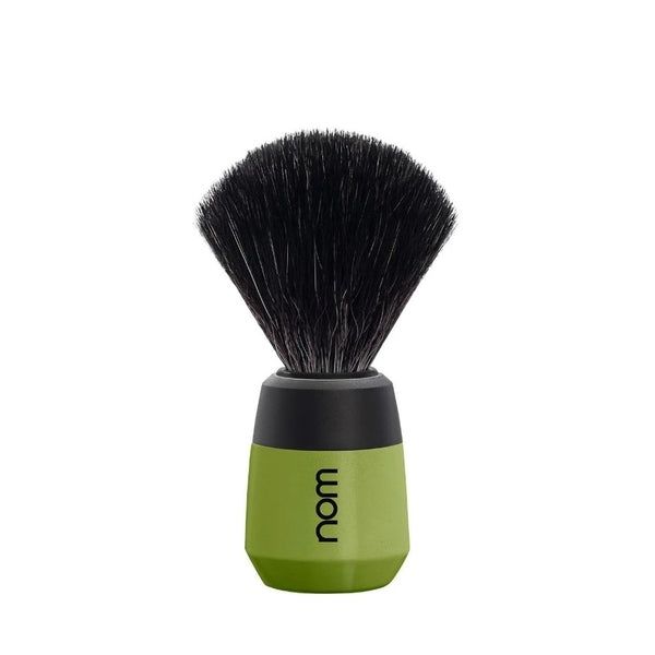 Nom MAX Vegan Fibre Shaving Brush in Olive