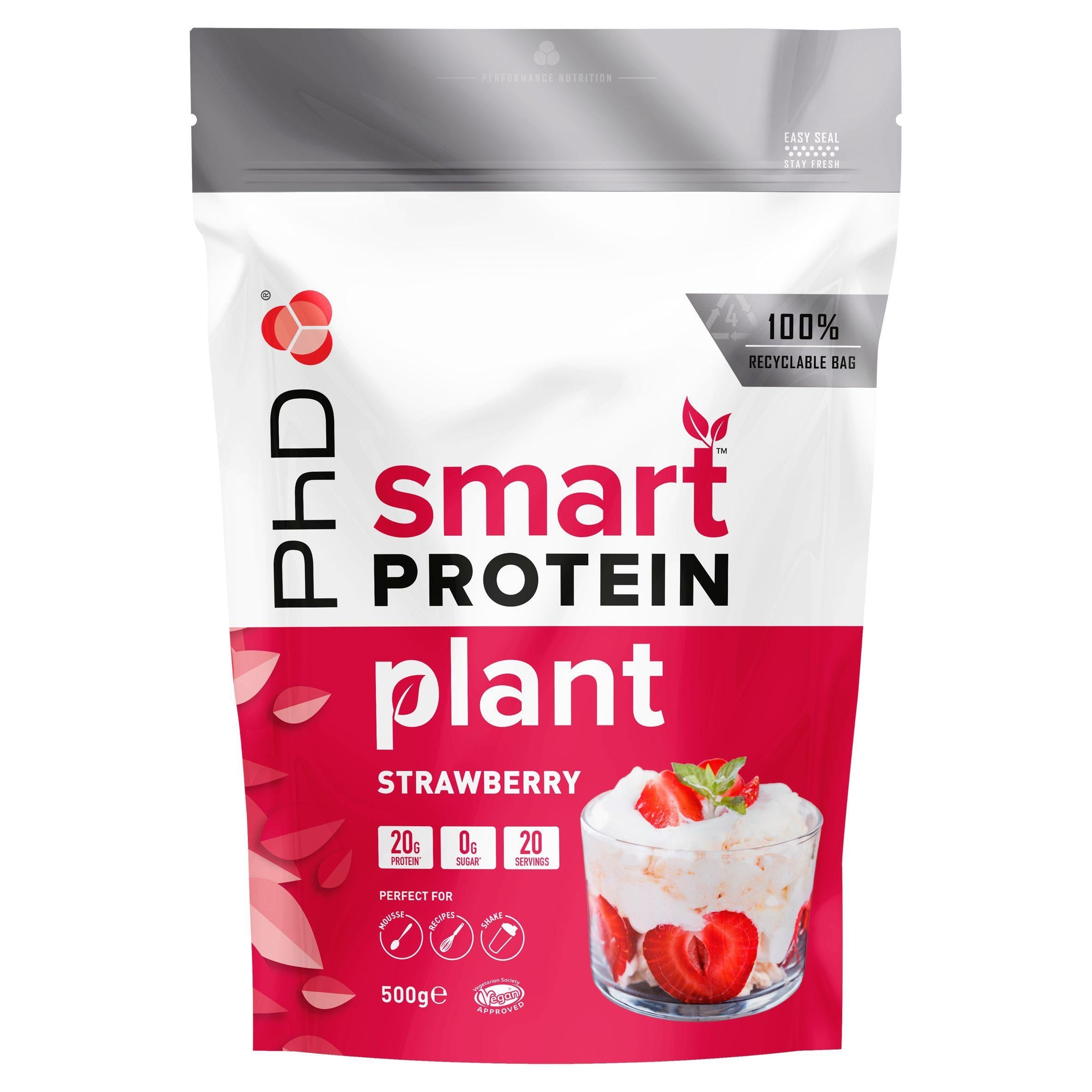 PhD Smart Plant Strawberry Powder 500g PERSONAL CARE Sainsburys   