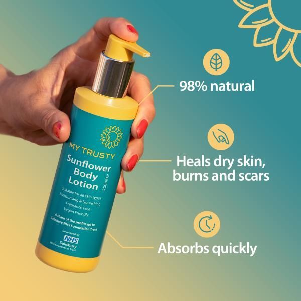 My Trusty Sunflower Body Lotion, Fragrance Free 250ml GOODS Superdrug   