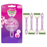 Wilkinson Sword Xtreme III Beauty x4 women's shaving Sainsburys   