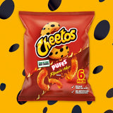 Cheetos Puffs Flamin' Hot Multipack Snacks   6 per pack