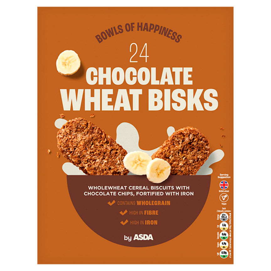 ASDA 24 Chocolate Wheat Bisks