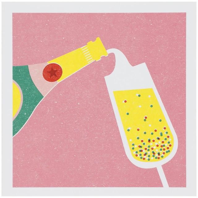 M&S Fizz Birthday Card