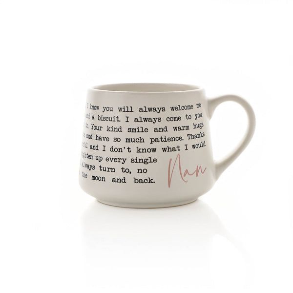 Moments Stoneware Mug - Nan