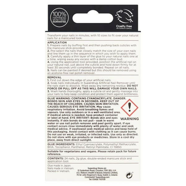 Superdrug Finishing Touches Black Polish GOODS Superdrug   