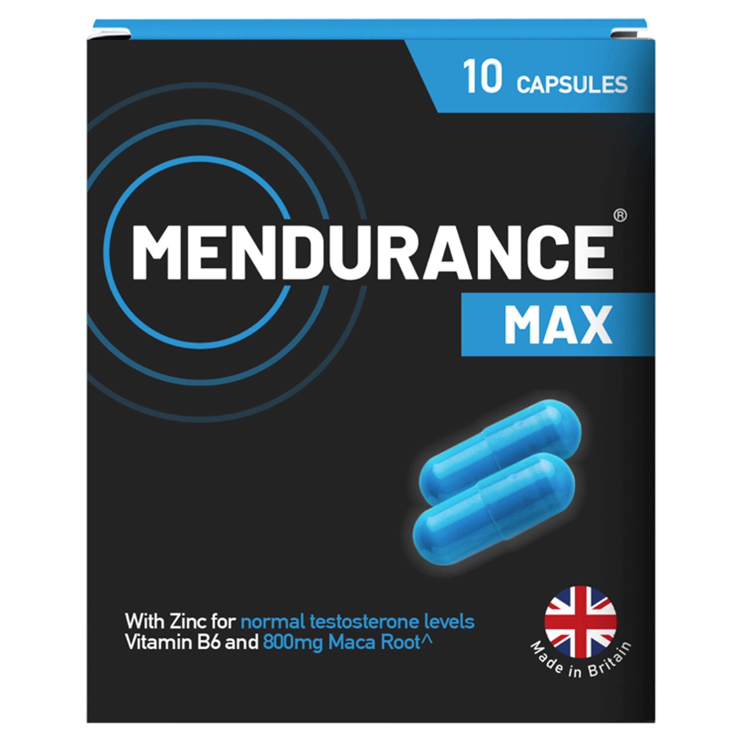 Mendurance Max Capsules x10 GOODS Sainsburys   