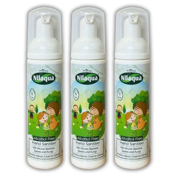 Nilaqua Family Protect Sanitiser 55ml x 3 pack