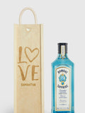 Personalised With Love Gift Box With Bombay Sapphire by Gifted Drinks