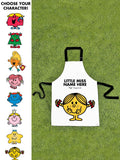 100% Cotton Personalised Little Miss Childrens Apron by Star Editions