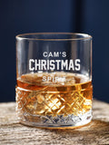 Personalised Christmas Crystal Cut Glass by Loveabode