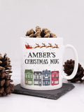 Personalised Traditional Christmas Mug by Loveabode