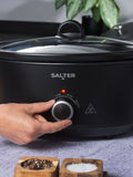 Salter Black Kuro 6.5L Slow Cooker