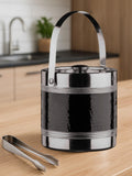 Maison by Premier Black Ice Bucket With Tongs