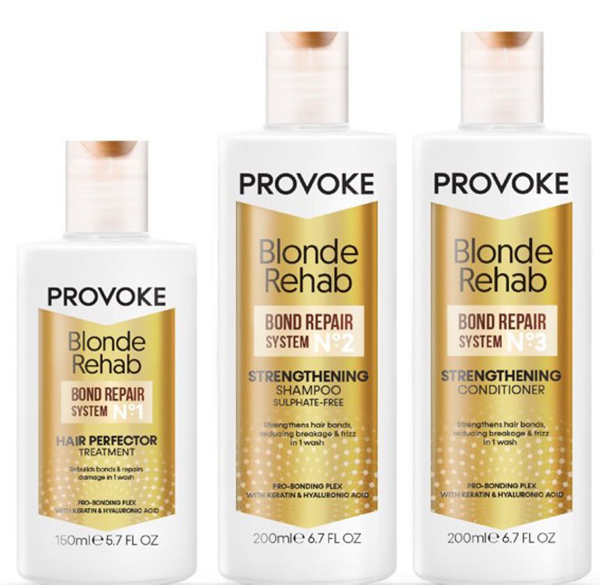 PRO:VOKE Blonde Rehab Recovery & Strengthening 3 Step Bundle GOODS ASDA   