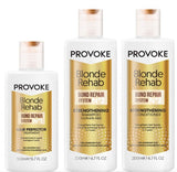 PRO:VOKE Blonde Rehab Recovery & Strengthening 3 Step Bundle GOODS ASDA   